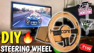 DIY PC Steering Wheel for 7100 Cheap Easy amp Quick [upl. by Nryhtak298]