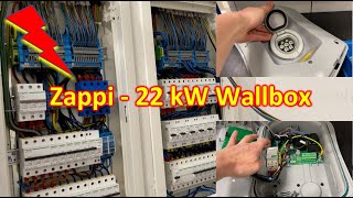 136  MyEnergi ZAPPI Wallbox  22 kW  Für unser Büro  Vorbereitungen  Verteilerprüfung [upl. by Ettenirt27]