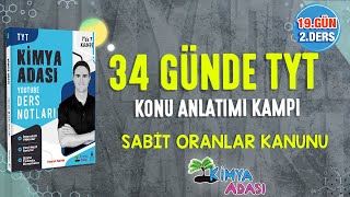 📌SABİT ORANLAR KANUNU l 19GÜN 2DERS l TYT KONU ANLATIM KAMPI [upl. by Alaster]