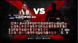 WWE 13  ALL CHARACTERS UNLOCKED [upl. by Aokek]