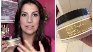 Carols Daughter Monoi Repairing Hair Mask Review [upl. by Skoorb605]