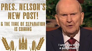 President Nelson Repeats His Message in New Post  The Time of Separation Is Coming [upl. by Bum]