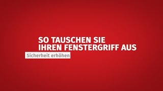 Fenstergriff austauschen  Wir zeigen Ihnen wie es geht [upl. by Okiram]