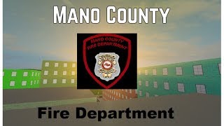 ROBLOX  Mano County V2 Fire Department [upl. by Ahto798]