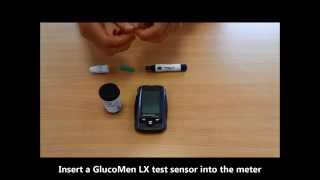 How to test your glucose using the Glucomen LX PLUS meter [upl. by Bearce]