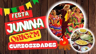 FESTA JUNINA ORIGEM E CURIOSIDADES festajunina [upl. by Hardi]