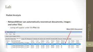 Introduction to Packet Analysis  Part 11 Packet Analysis with Network Miner Part 1 [upl. by Novyart815]