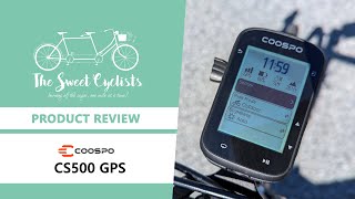 Only 90 with navigation COOSPO CS500 Bike GPS Computer Review  feat Garmin Mount  USBC Port [upl. by Baxy120]