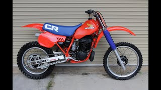 HONDA CR480 1983 FOR SALE [upl. by Anihsak]