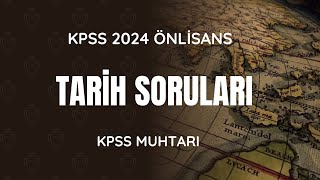 2024 KPSS TARİH ÖNLİSANS SORULARI VE CEVAP ANAHTARI kpss2024 kpsscoğrafya kpssönlisans kpsstarih [upl. by Trella144]