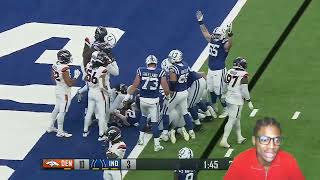 Reacting To Broncos vs Colts Preseason Game Highlights [upl. by Valaree568]