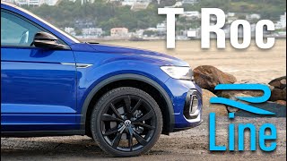 Short Video Review VW TRoc 20 TSi 140kW 4Motion RLine [upl. by Gaivn528]