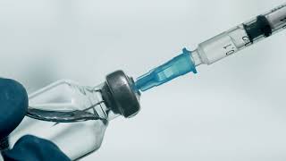 No Copyright Filling an injection with a saline solution  Stock Footage Video [upl. by Ralleigh]