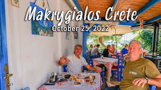 Makrygialos Crete walking tour 4k Greece 2022 [upl. by Fogarty57]