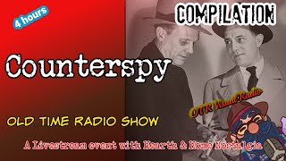 Counterspy👉 Old Time Radio Adventure CompilationOTR Visual Podcast With HearthHomeNostalgia [upl. by Ysdnyl]