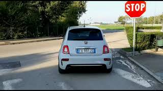 Abarth 595 SS akrapovic sound🔊 [upl. by Anertac507]