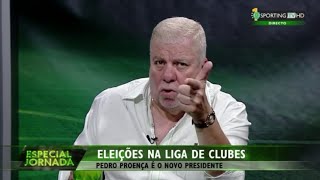 Carlos Dolbeth fala sobre as eleições da Liga Luís Duque inimigos e Arbitragem 2872015 [upl. by Leizar]