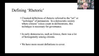 Introduction to Rhetoric and Aristotle [upl. by Etteuqaj]