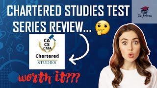 CHARTERED STUDIES TEST SERIES REVIEW 😲💥 [upl. by Amitarp]