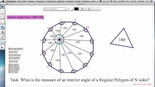 Tessellations 1 Interior Angle of a Regular Polygon [upl. by Geordie]