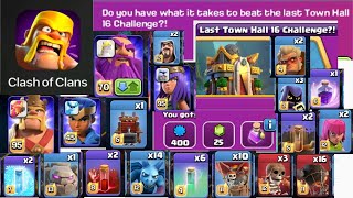 Clash of clansLast Town Hall 16 Challenge Vibing2t VibinJener [upl. by Odarbil926]