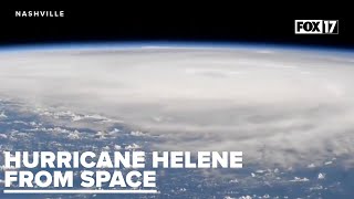 Hurricane Helene From Space [upl. by Jonis]