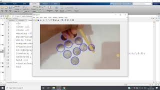 Real time circle detection using Hough Transform  MATLAB [upl. by Fax]