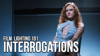 How to Film Interrogation Scenes  3 Quick Lighting Setups [upl. by Eirallih]