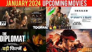 Top 10 Upcoming Movies In January 2024  Upcoming Big Bollywood amp South Indian Films January 2024 [upl. by Shelton]