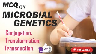 Mcq on Microbial Genetics MCQ on Bacterial Genetics Conjugation Transformation Transduction [upl. by Akins452]