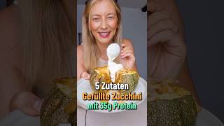 Gefüllte Zucchini mit Hack  5 Zutaten gesund amp einfach [upl. by Yahsan479]