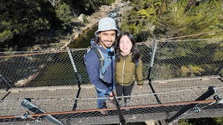 Karangahake Windows Walk  Dickey Flat Campground  Hiking Trip  couplevlog travelcouple vlogs [upl. by Oicnecserc]