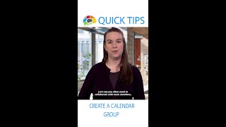 How to Create a Calendar Group in Outlook [upl. by Ainekahs427]