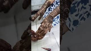 New trending beautiful mehndi designs 😍youtubeshorts mehndi trending looklikemehndidesign [upl. by Merfe]