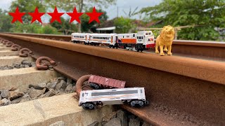 Drama Mainan Kereta Api Lalu Anjlok Menemukan Vintage Perumka Thomas Railking Dan Gerbong 2 [upl. by Cotter]