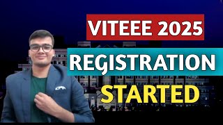 VITEEE 2025 Registration Started 🚨 [upl. by Mirabelle721]