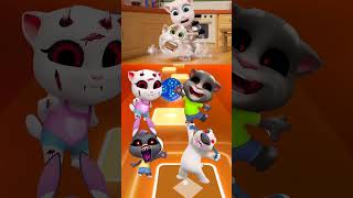 Angela Love 🆚 Talking Tom ❤️ 🆚 Rubble 👻🐾 x Coffin Dance tileshop coffindance pawpatrol [upl. by Kcinom]