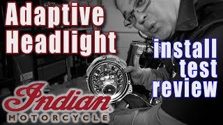 INDIAN ADAPTIVE HEADLIGHT REVIEW AND TEST  Watch this before you buy [upl. by Durham963]