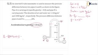 UTube Manometers In Fluid Mechanics amp Hydraulic Machines  Solving Numerical 2 [upl. by Albemarle452]