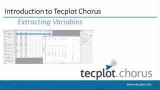 Extracting Variables in Tecplot Chorus [upl. by Dougie17]