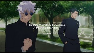 quotEs que prefiero olvidarte a quedarme pensando en lo que ya no fuimosquot  Satosugu AMV Gojo x Geto [upl. by Crellen]