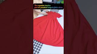 Practical Techniques for Folding a Skirt Dress Effectively fashion clothfolding trending shorts [upl. by Adore]