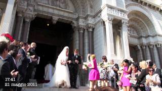 Montecarlo il matrimonio nella cattedrale di Monaco di Sara e Luca [upl. by Thurber791]