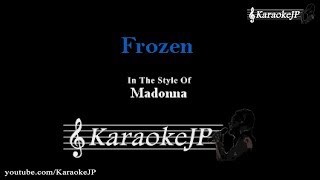 Frozen Karaoke  Madonna [upl. by Notsur978]