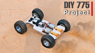 How To Make RC Car Using 775 Motor  Hi Tech xyz [upl. by Nivla]