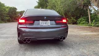 2021 BMW M340i Dinan Exhaust revving [upl. by Massingill]