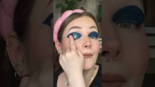 STARRY NIGHT EYES🌌 makeup eyeshadow beauty makeupartist makeuptutorial [upl. by Auqinu360]