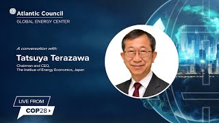 Tatsuya Terazawa Live from COP28 on achieving carbon neutrality [upl. by Clair]