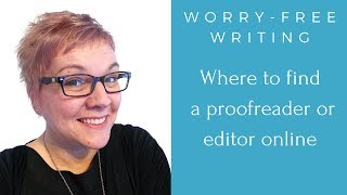 Where to find a proofreader or editor online [upl. by Irrot189]