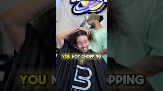 BRO HAD ME SCARRED FOR A MINUTE 😨🤣 shorts barber haircut [upl. by Evanne]